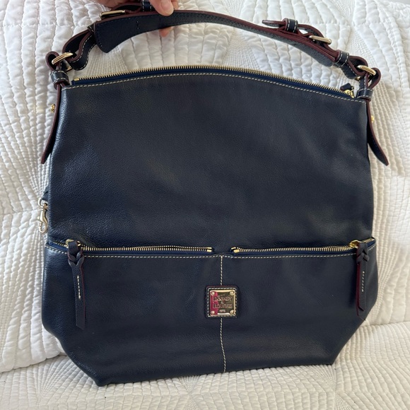 Donney & Bourke Blue Medium Pocket Sac - Picture 3 of 11